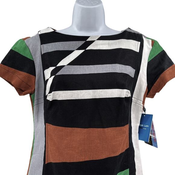 Derek Lam for Design Nation Shift Dress Striped - Picture 4 of 13